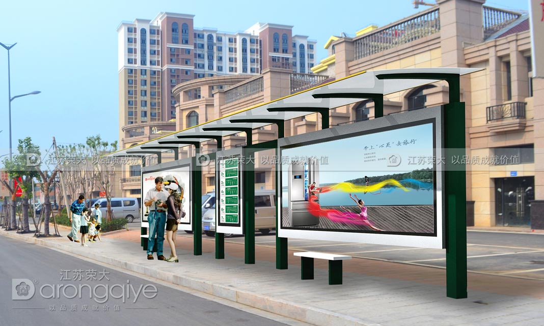 生產(chǎn)公交站臺(tái)圖片